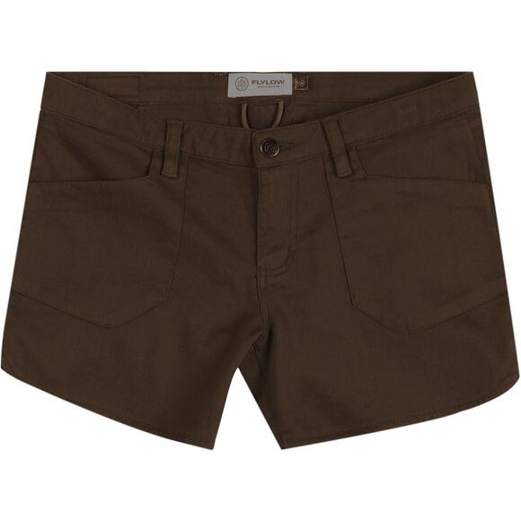 Flylow Patsy Shorts - Women's 32 Brown - Picture 2 of 4